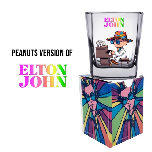 Classic Rock Musicians/PEANUTS Character SHOT Glass/Gift Box! - Picture 9 of 16